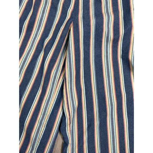 O’Neill Women’s 28 Striped Wide Leg Cotton Pull-On Lounge Boho Pants - Picture 7 of 11